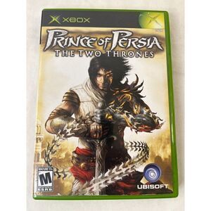 Prince of Persia: The Two Thrones (Microsoft Xbox, 2005) Case & Game No Manual